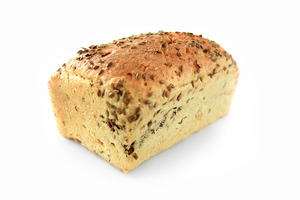 Chleb razowy z lnem